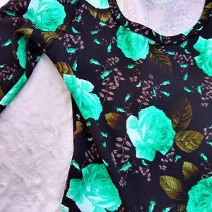 Lularoe vintage nicole vintage mint green roses